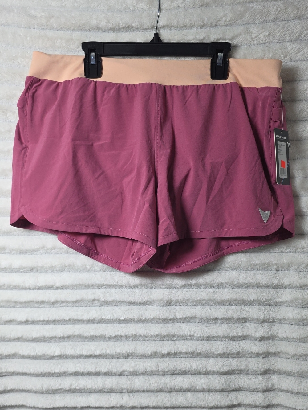 0516 Korsa Women's Athletic Shorts with Built In Underwear; Large